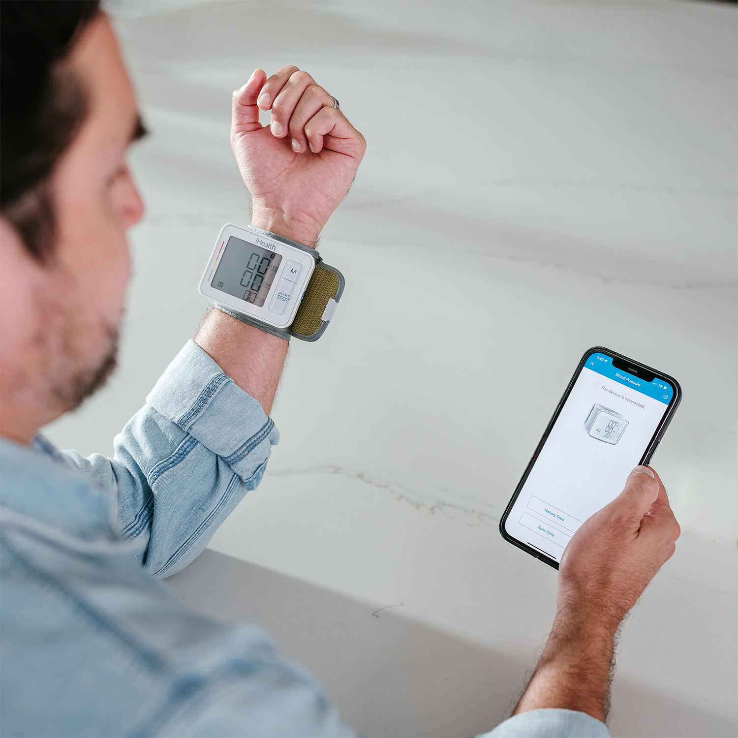 ihealth-push-handgelenk-blutdruckmessger-t-bluetooth-schwarz image 2