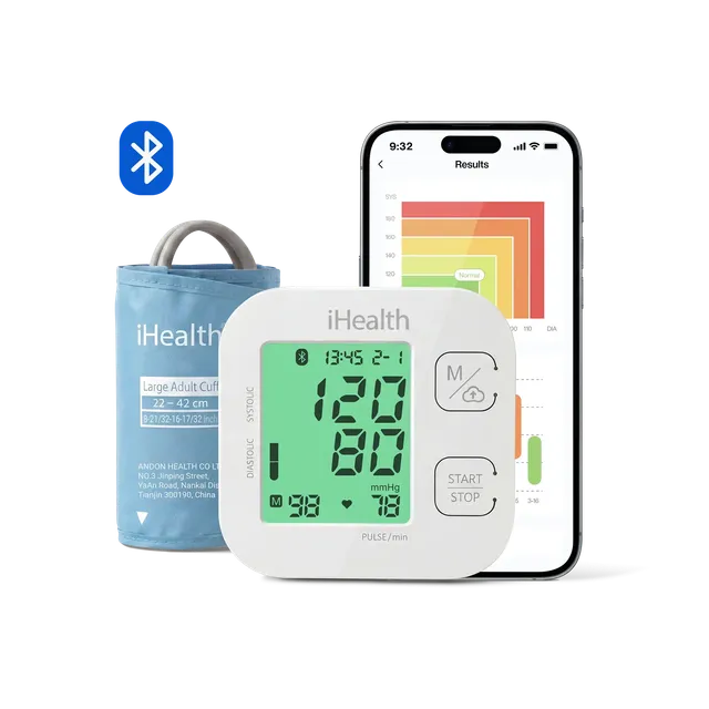 ihealth-track-oberarm-blutdruckmessger-t-bluetooth-farbdisplay image 1