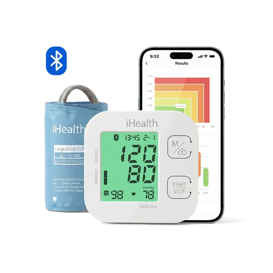ihealth-track-oberarm-blutdruckmessger-t-bluetooth-farbdisplay image 1
