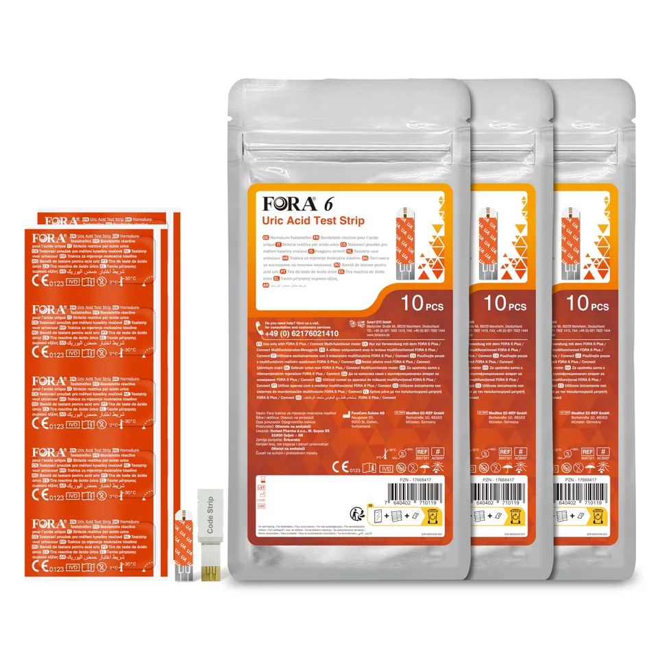 fora-6-harns-ure-teststreifen-uric-acid-test-30-st-ck image 1