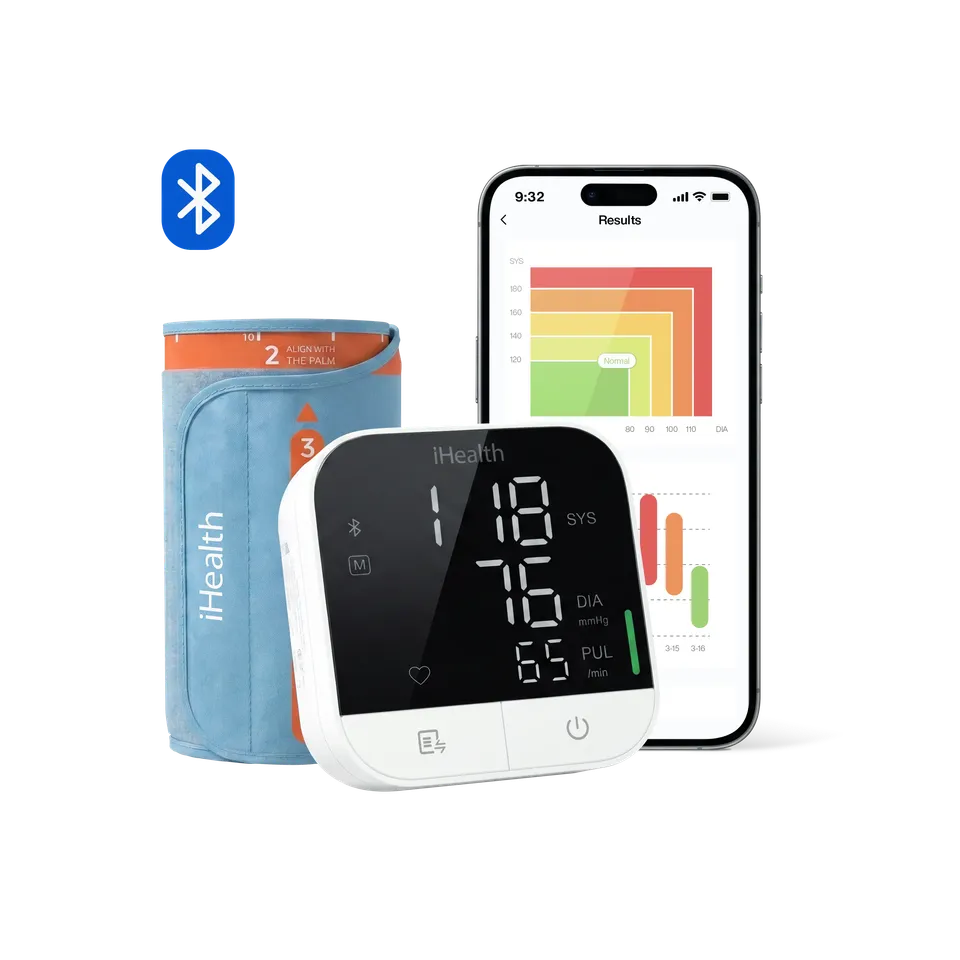 ihealth-track-pro-blutdruckmessger-t-oberarm-app-120-speicher image 1