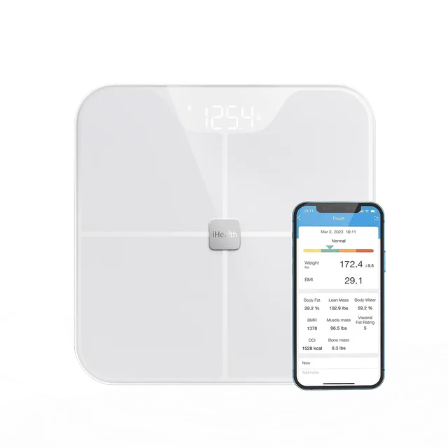 ihealth-nexus-k-rperwaage-wlan-wei-mit-k-rperfettanalyse image 1