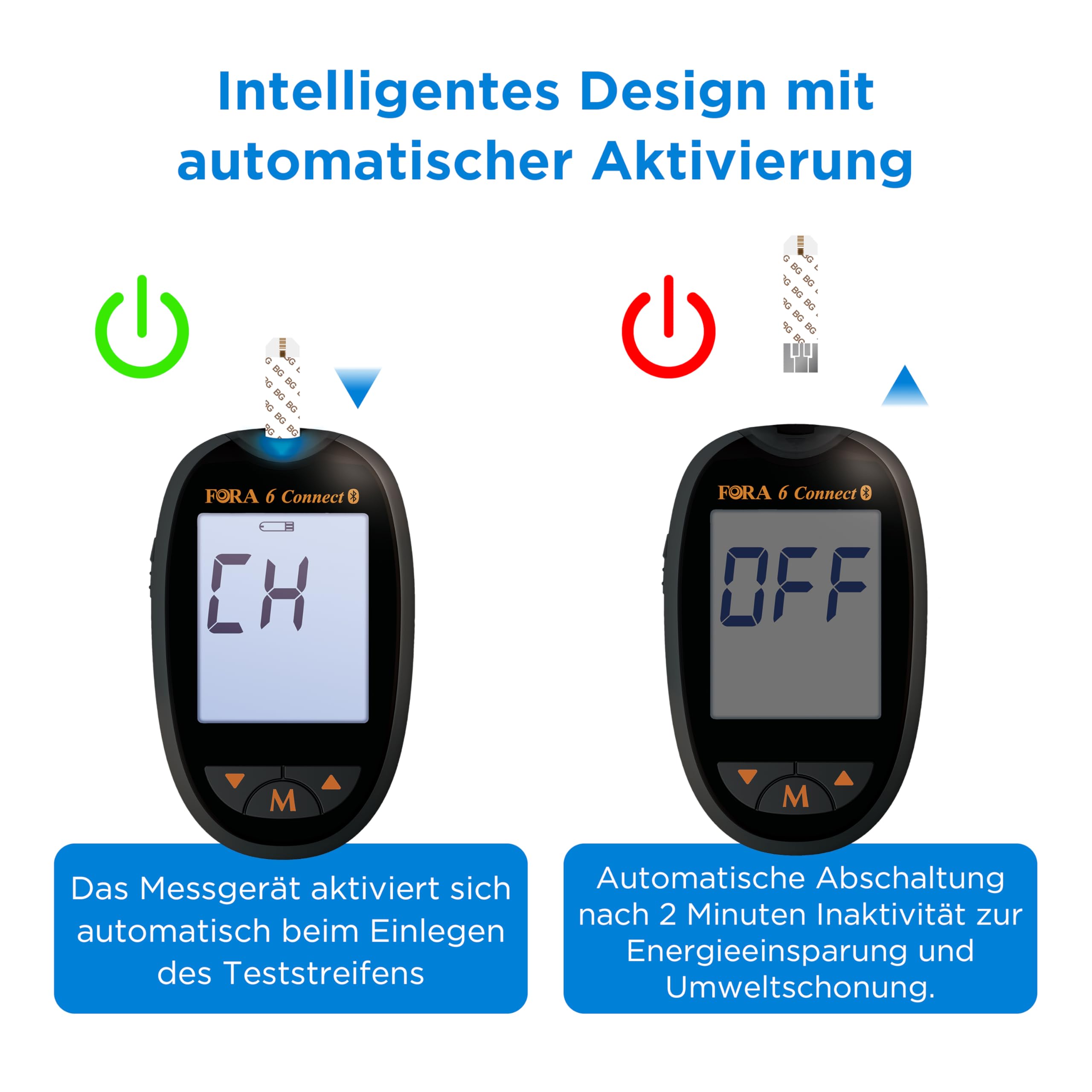 fora-6-connect-blutzuckermessger-t-set-50-streifen-schwarz image 4