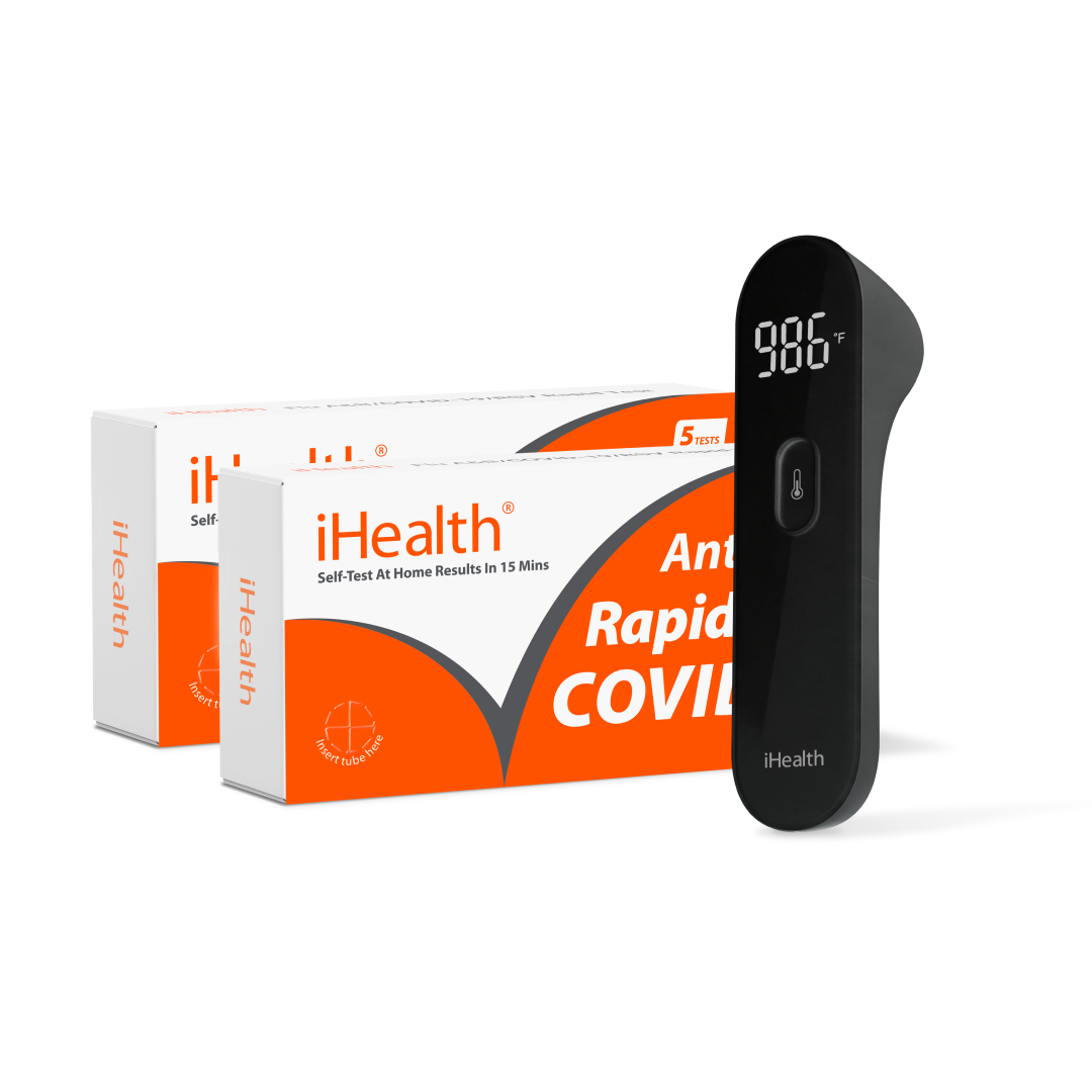 ihealth-covid-19-family-pack-10-tests-pt3-thermometer image 2