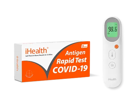 ihealth-covid-test-5-tests-pt9s-fieberthermometer-set image 1
