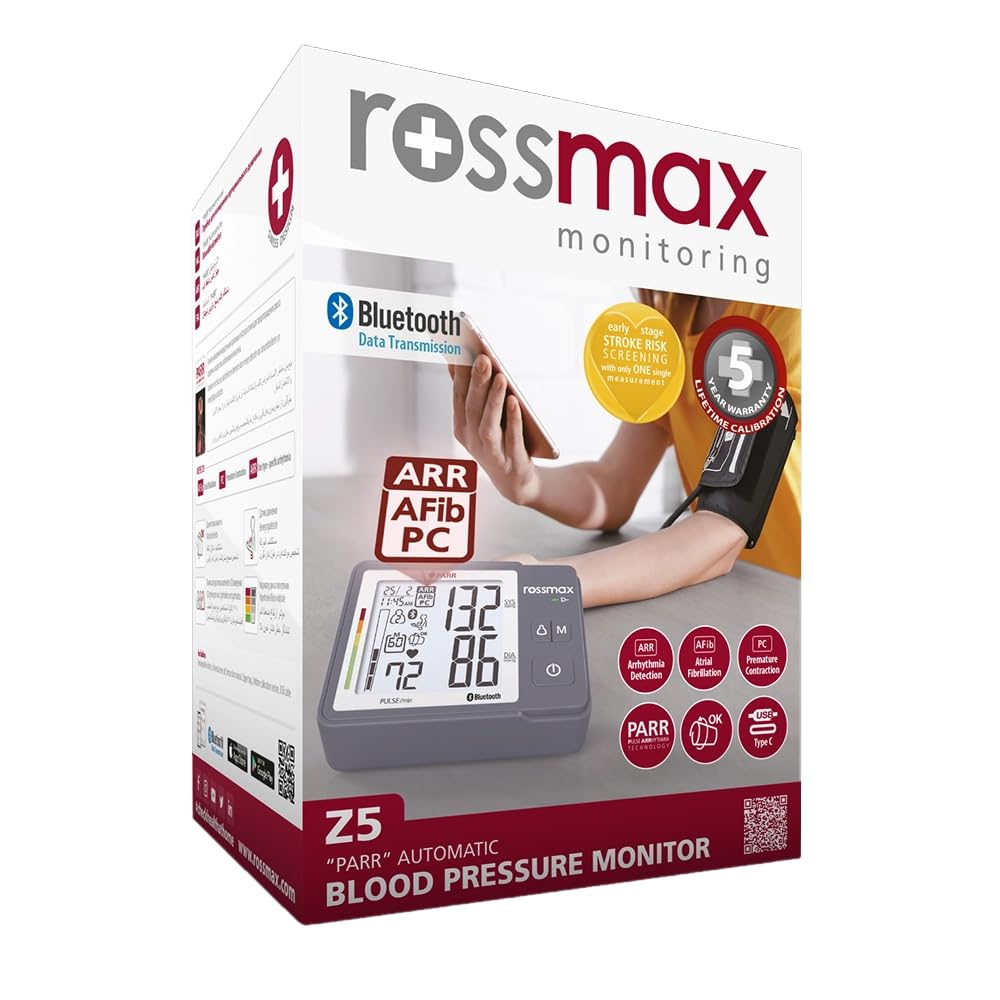 rossmax-z5-oberarm-blutdruckmessger-t-mit-afib-erkennung-und-app image 3