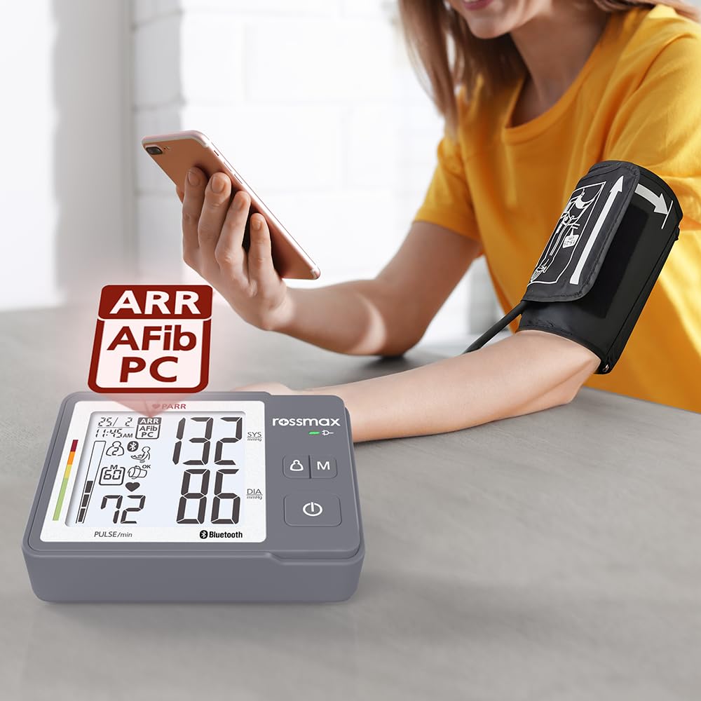 rossmax-z5-oberarm-blutdruckmessger-t-mit-afib-erkennung-und-app image 5
