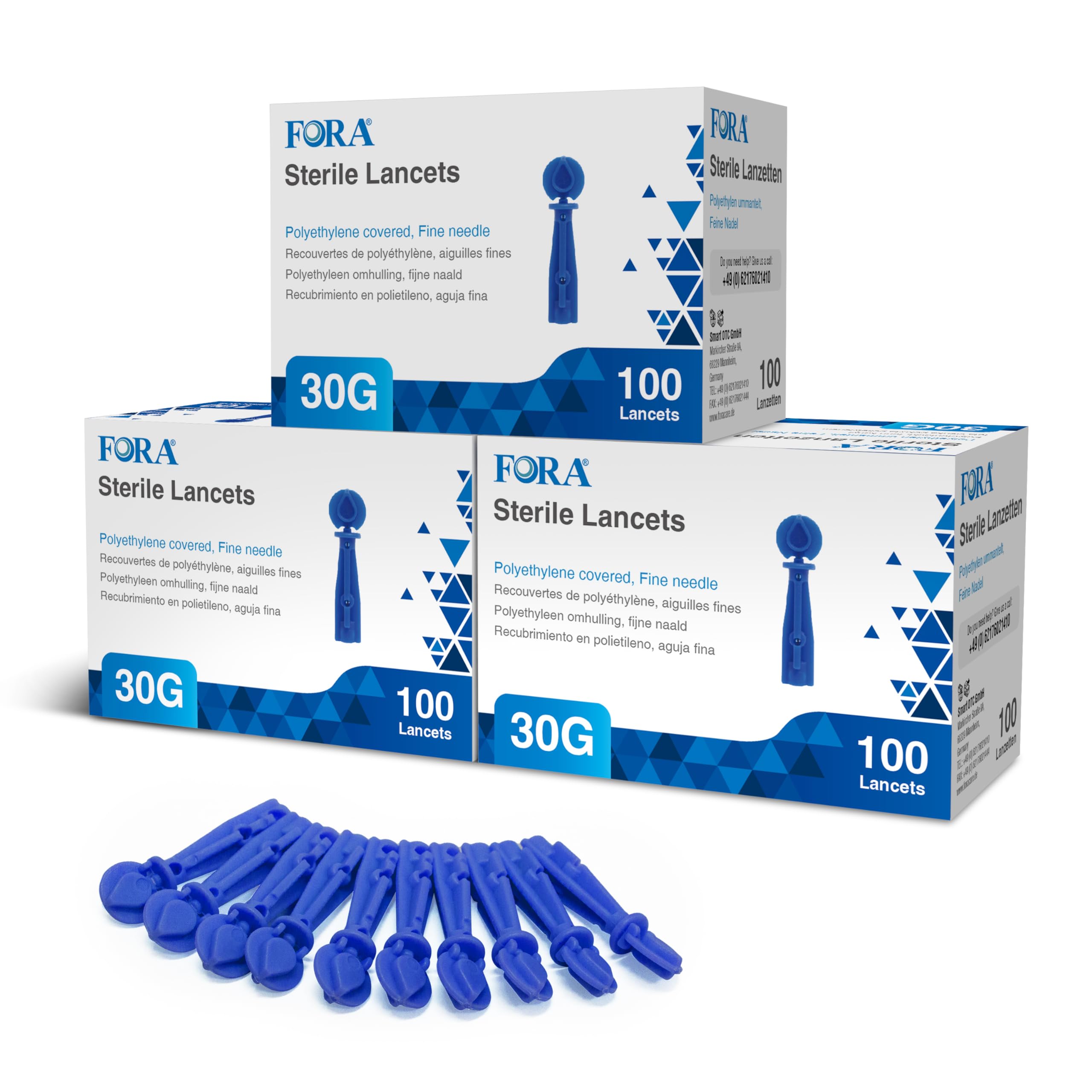 fora-sterile-lanzetten-30g-100-st-ck-schmerzarm-universal image 2