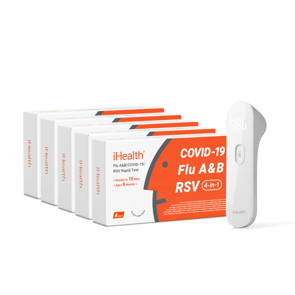ihealth-4-in-1-family-pack-20-tests-und-pt3-thermometer-set image 1