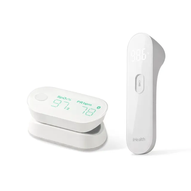 ihealth-bundles-pt3-stirnthermometer-pulsoximeter-set image 1