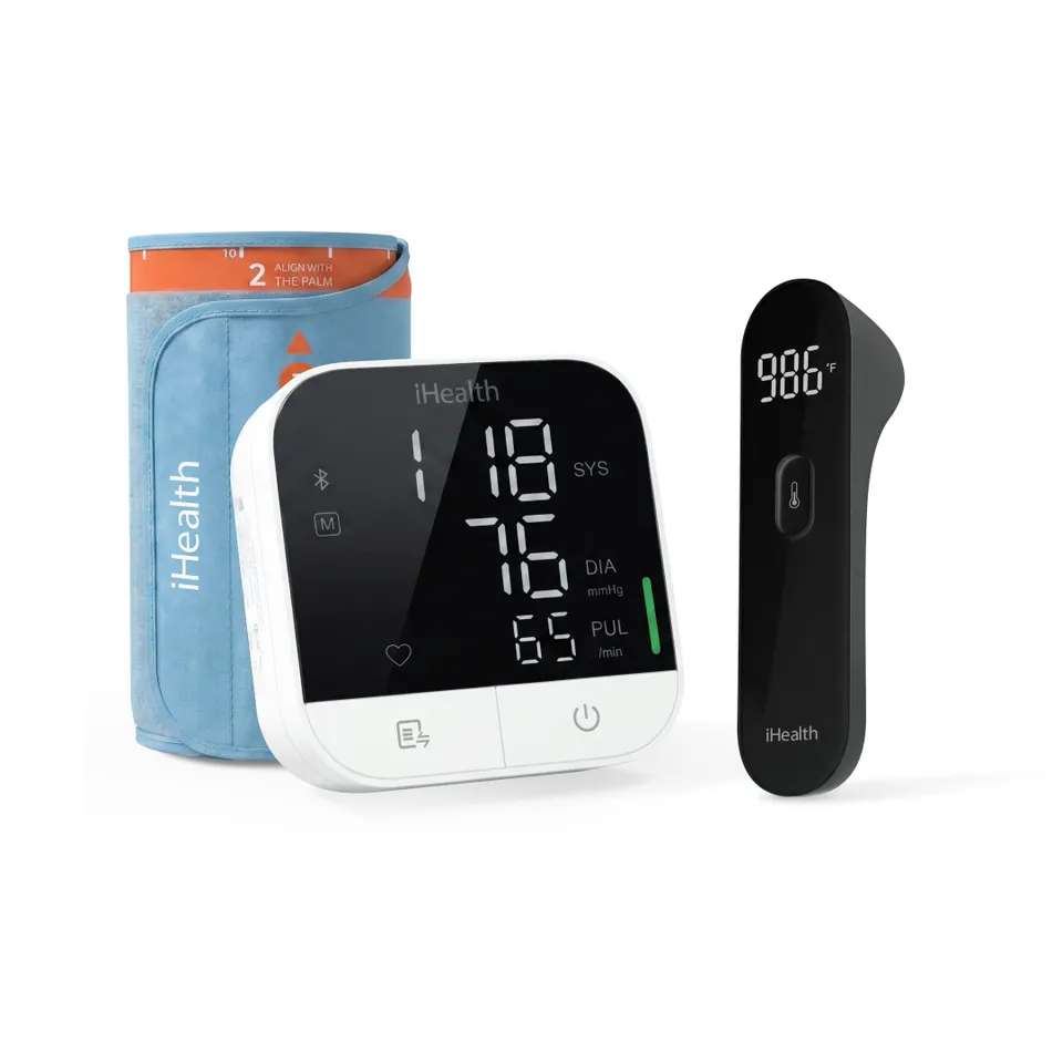 ihealth-bundles-track-pro-blutdruck-pt3-stirnthermometer-wei image 1