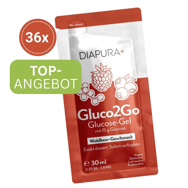 diapura-gluco2go-glucose-gel-waldbeere-36-st-ck-mit-15-g-glucose image 1