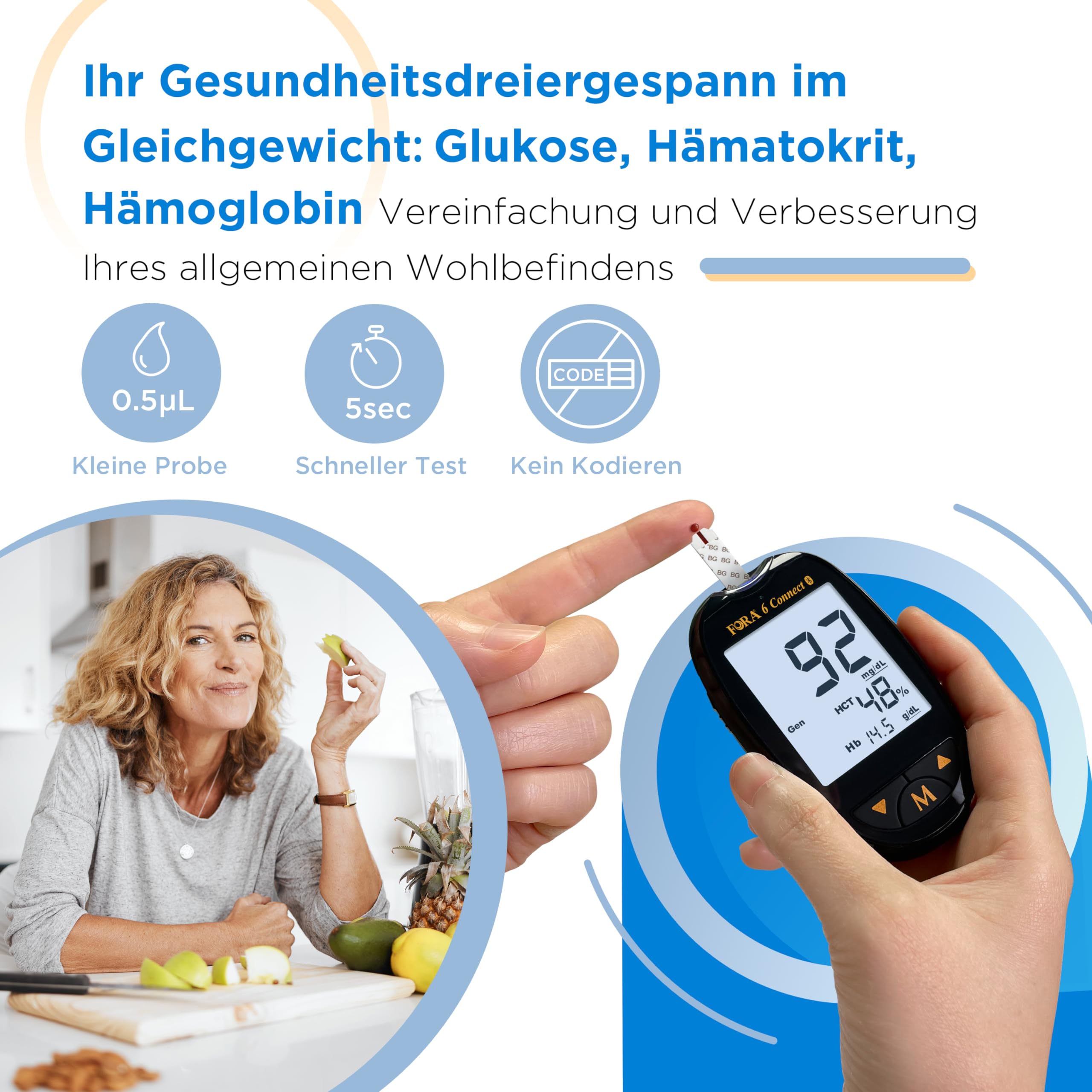 fora-6-connect-blutzuckermessger-t-set-50-streifen-schwarz image 2