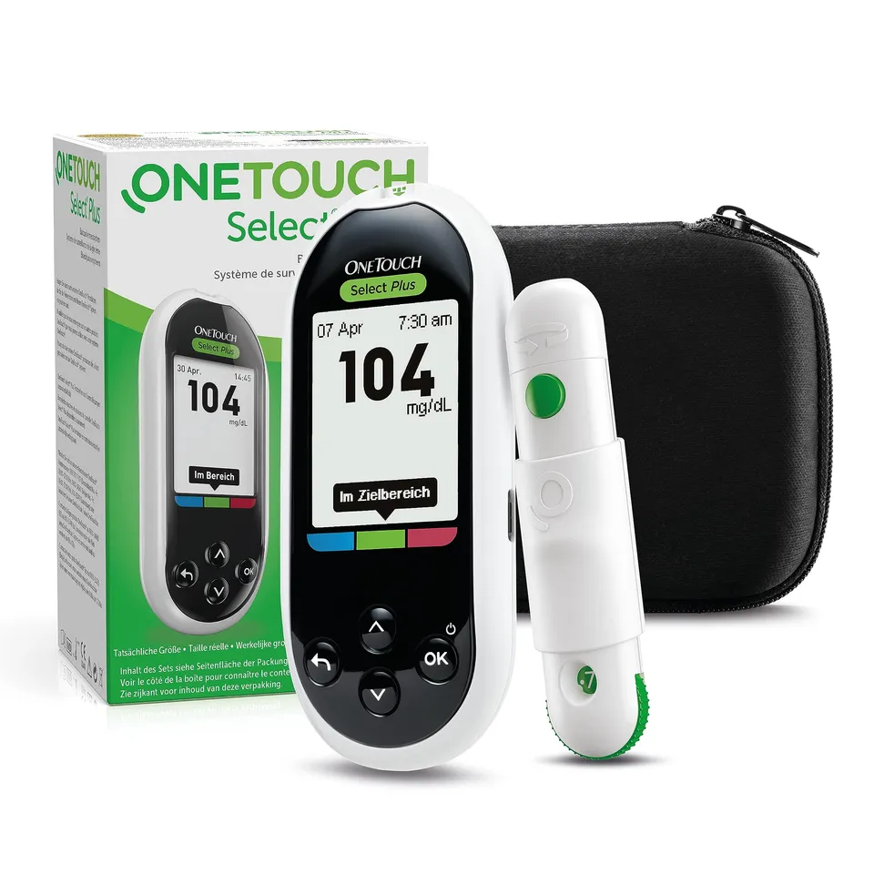 onetouch-select-plus-blutzuckermessger-t-mg-dl-set-10-streifen image 1