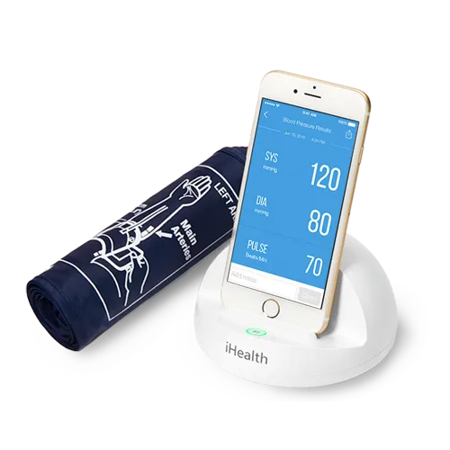 ihealth-ease-blutdruckmessger-t-oberarm-standard-manschette-akku image 1