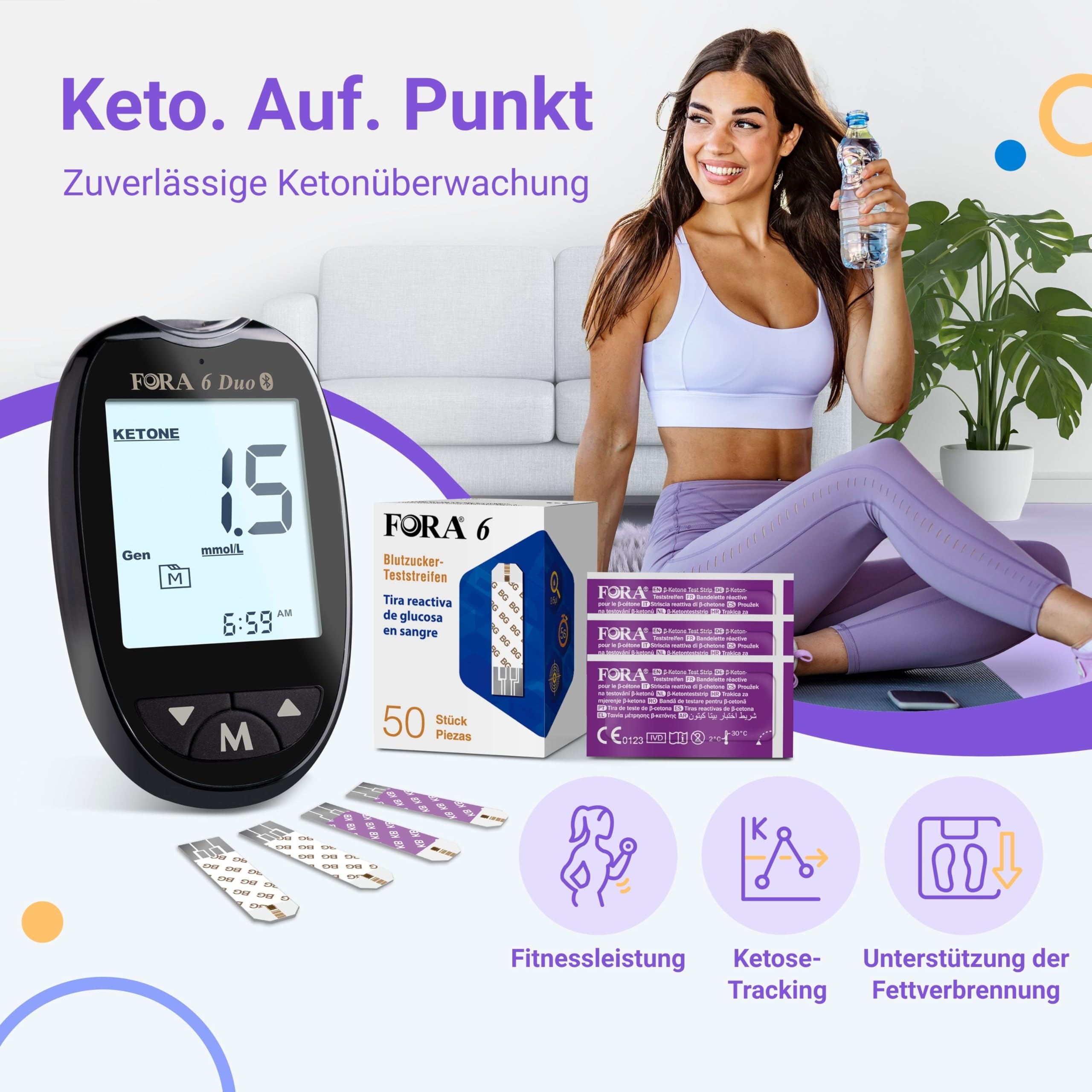 fora-6-duo-2-in-1-blutzuckermessger-t-60-10-streifen-bluetooth image 2