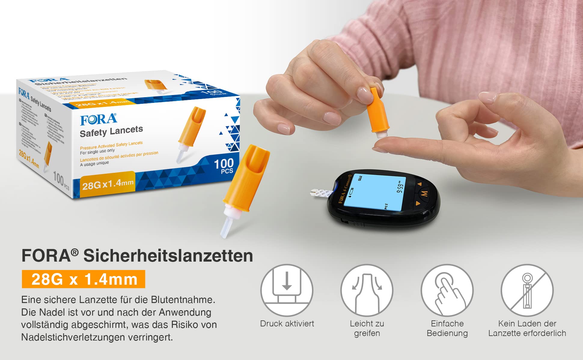 fora-safety-lanzetten-28g-1-4-mm-600-st-ck-sicherheitslanzetten image 2