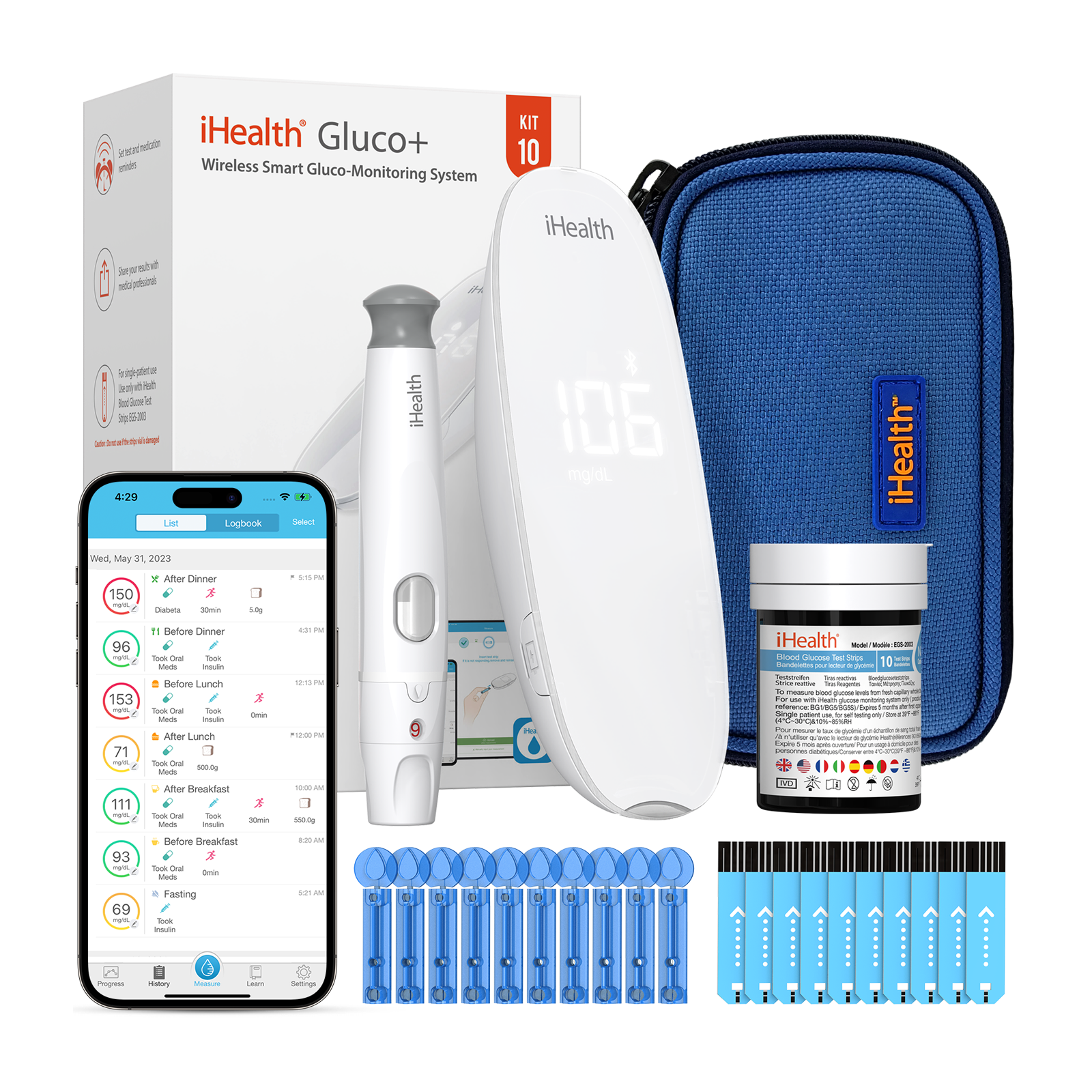 ihealth-gluco-wireless-blutzuckermessger-t-200-kit-kabellos image 7