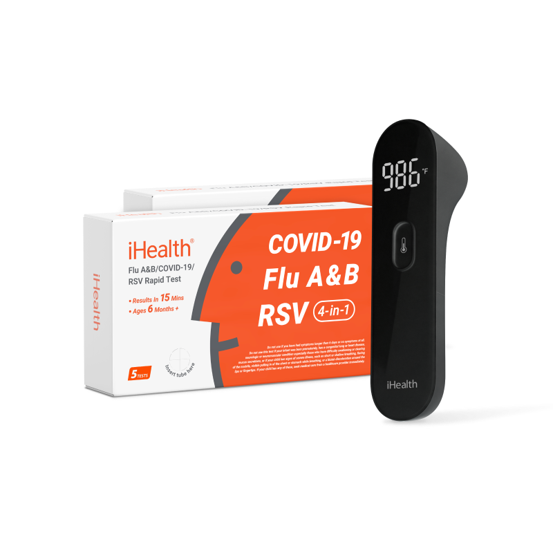 ihealth-bundles-4-in-1-family-pack-10-tests-pt3-thermometer image 2