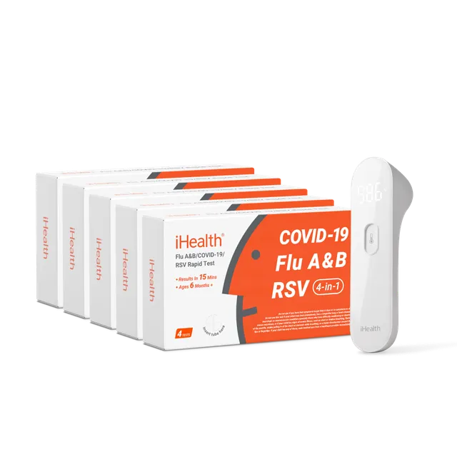 ihealth-4-in-1-family-pack-20-tests-und-pt3-thermometer-set image 1