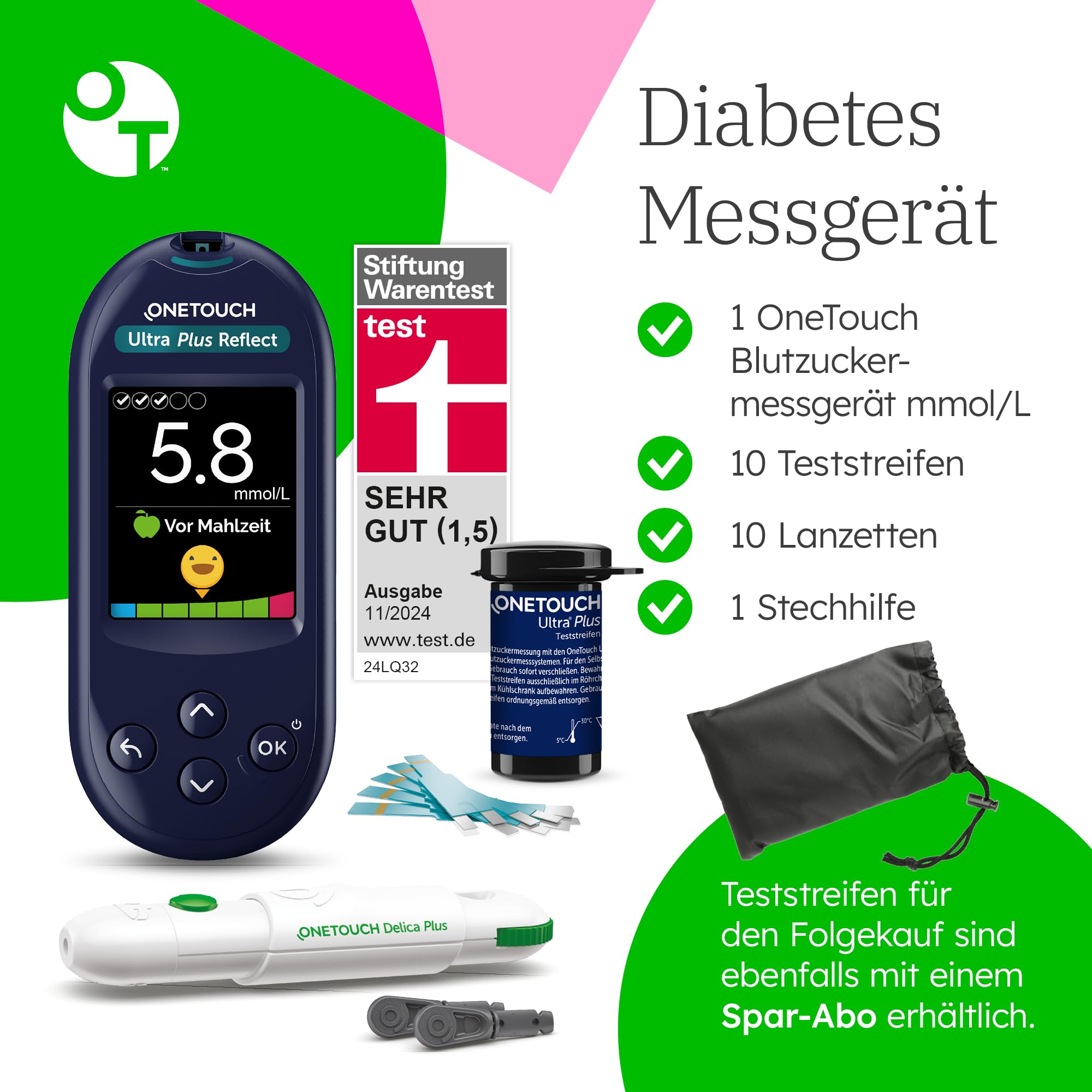 onetouch-ultra-plus-reflect-blutzuckermessger-t-mmol-l-starterset image 8